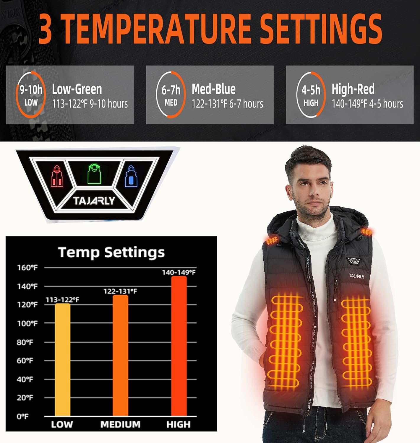 Thumbnail 2 de Tajarly Heated Vest for Men