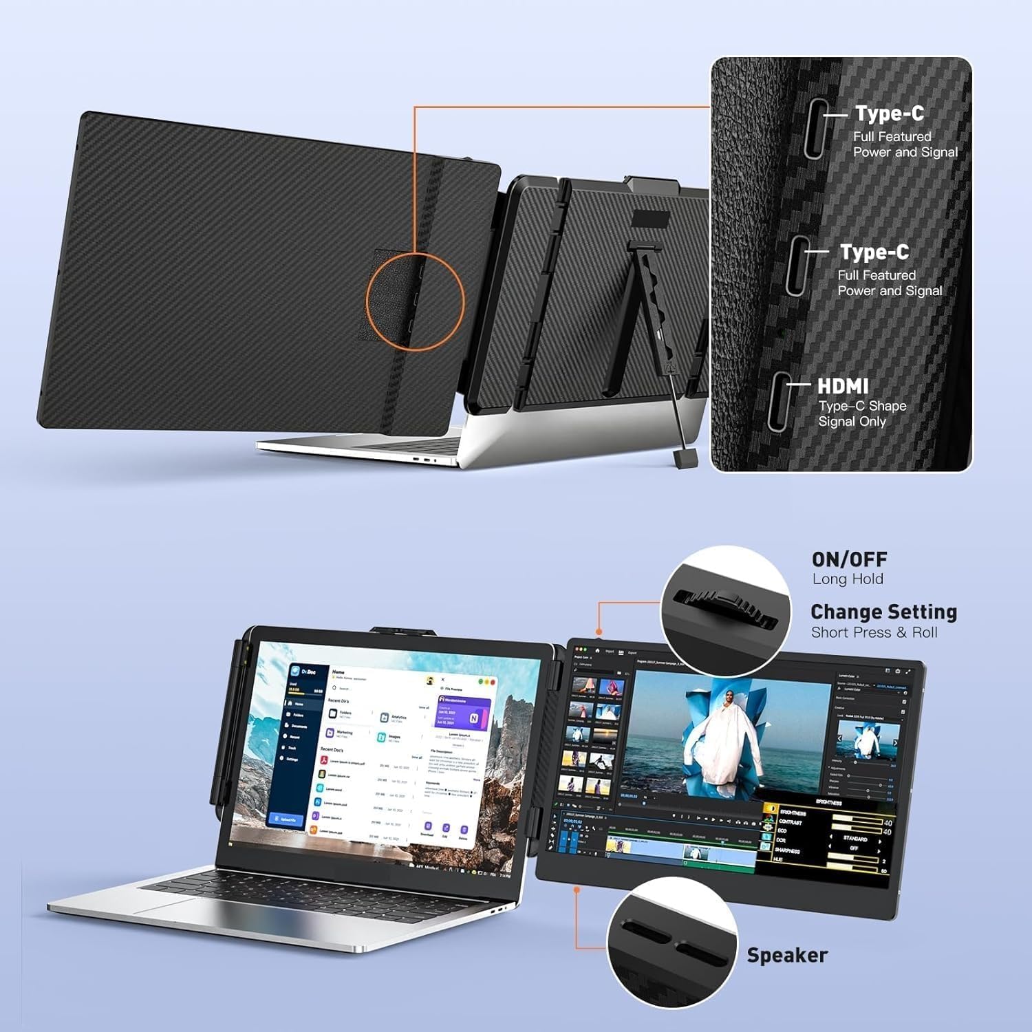 Thumbnail 6 de 14-inch FHD Laptop Screen Extender 🖥