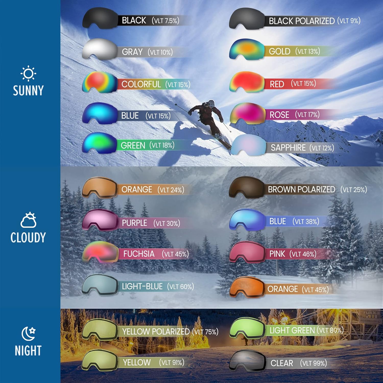 Detalle 2 de OutdoorMaster Ski Goggles PRO UV400