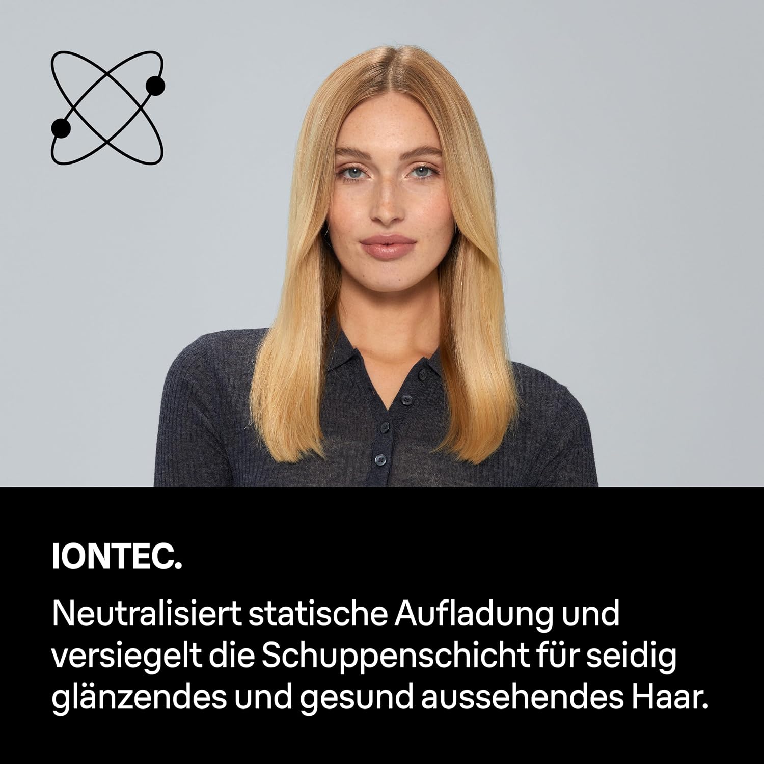 Detalle de Braun Haartrockner HD2.21 (BRHD226E) – leichter Föhn mit Diffusor, Stylingdüse und IONTEC Technologie