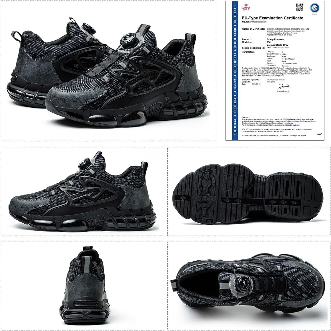 Thumbnail 2 de GUDECIUS Sicherheitsschuhe Arbeitsschuhe Unisex – Stahlkappenschuhe, 38–46 EU