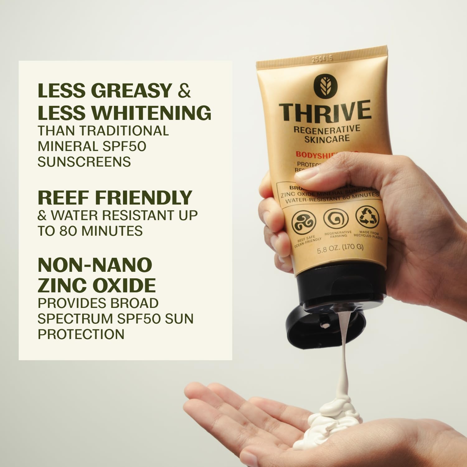 Thumbnail 1 de Thrive Natural Care Reef Safe Sunscreen SPF50 - Hawaii 104