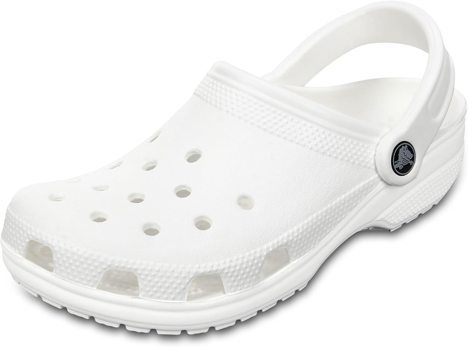 Detalle de Crocs Unisexe Adulte Classic Clog Sabots White (33/34 EU) – légère simplicité, confort et personnalisation
