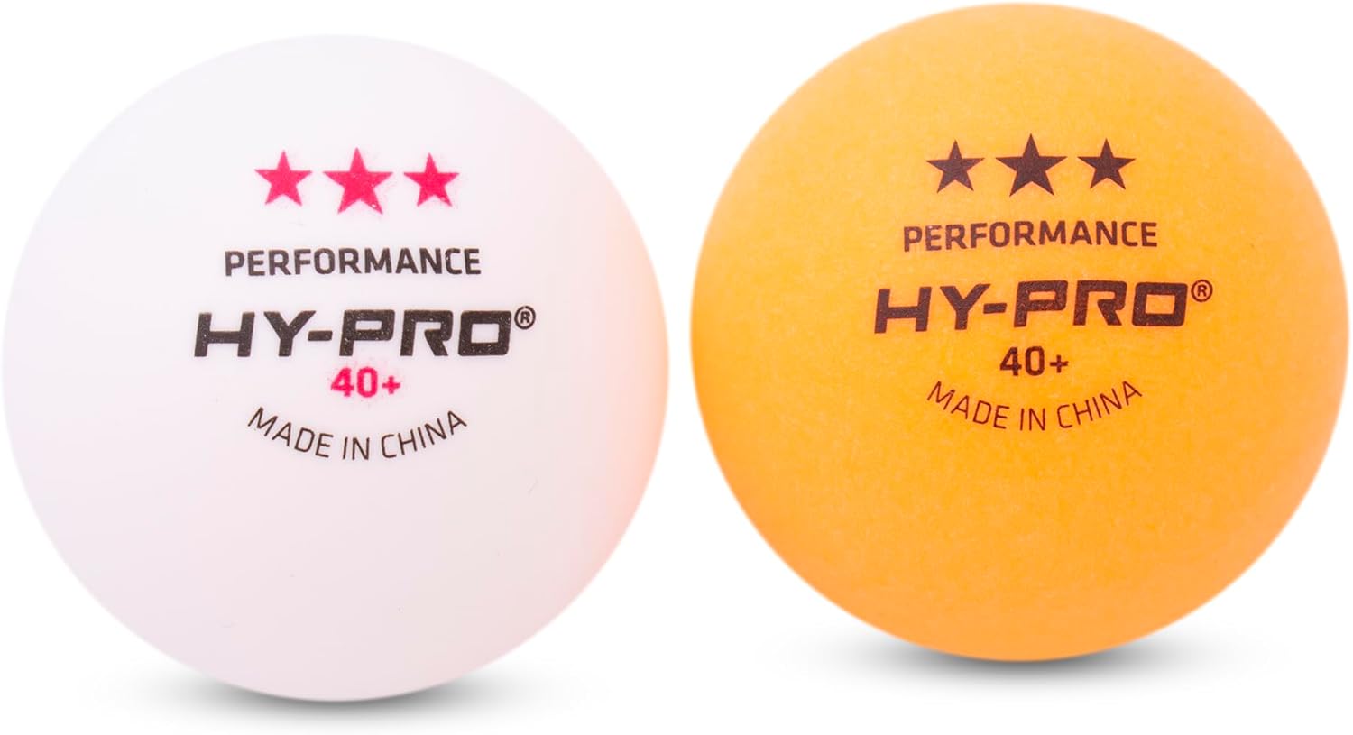 Thumbnail 2 de Hy-Pro 12 Pack Table Tennis Balls (Professional 3 Star) – 40+ mm, White/Orange