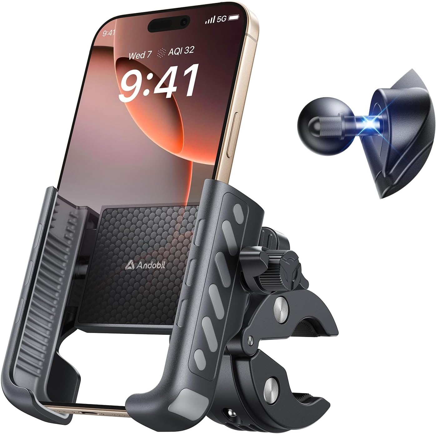 andobil Handyhalterung Fahrrad 360°