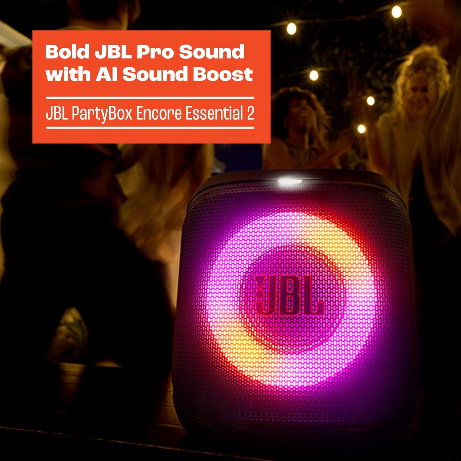 Detalle de JBL PartyBox Encore Essential 2 Portable Speaker with Dynamic Lightshow