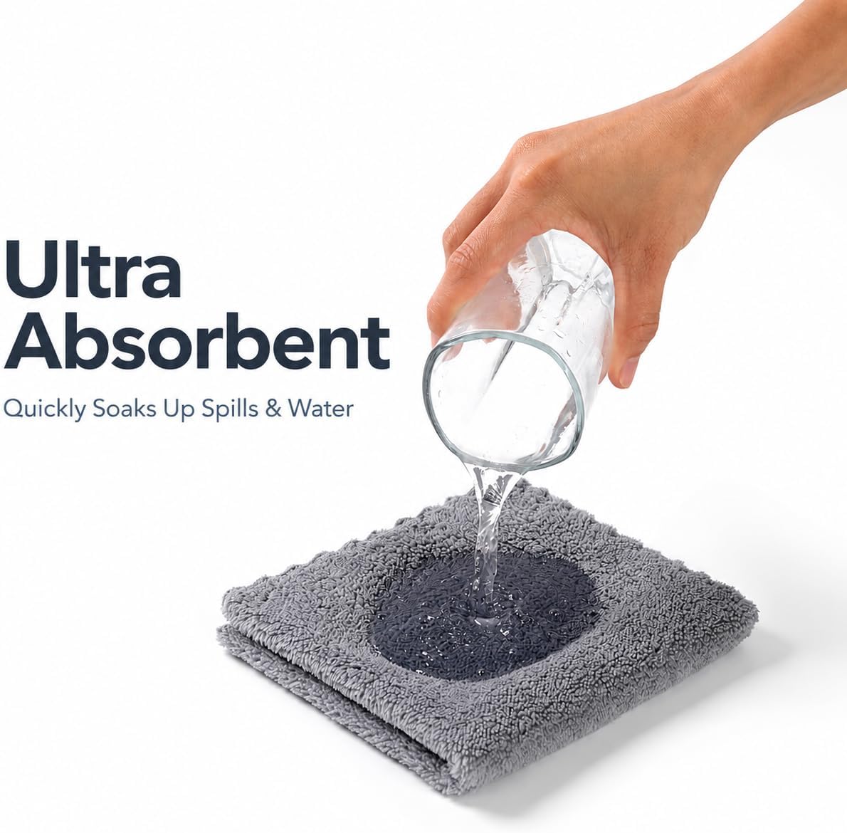 Thumbnail 6 de Neessno 12 Pack Cleaning Cloths: Ultra Soft, Ultra Absorbent Microfiber Rags