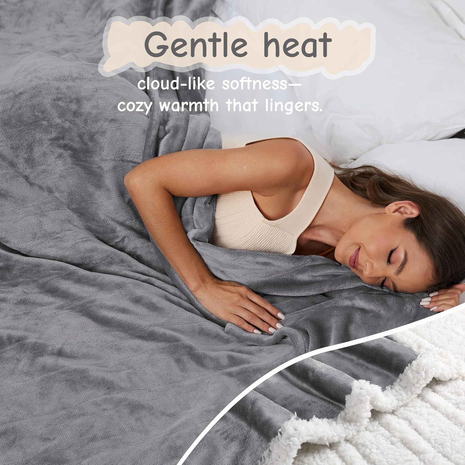 Detalle de Electric Heated Blanket Queen 84"x90"