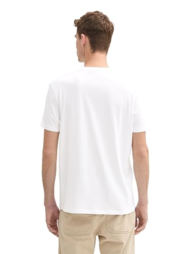 Thumbnail 2 de TOM TAILOR Herren T-Shirt Doppelpack Rundhalsausschnitt, Weiß, XX-Large