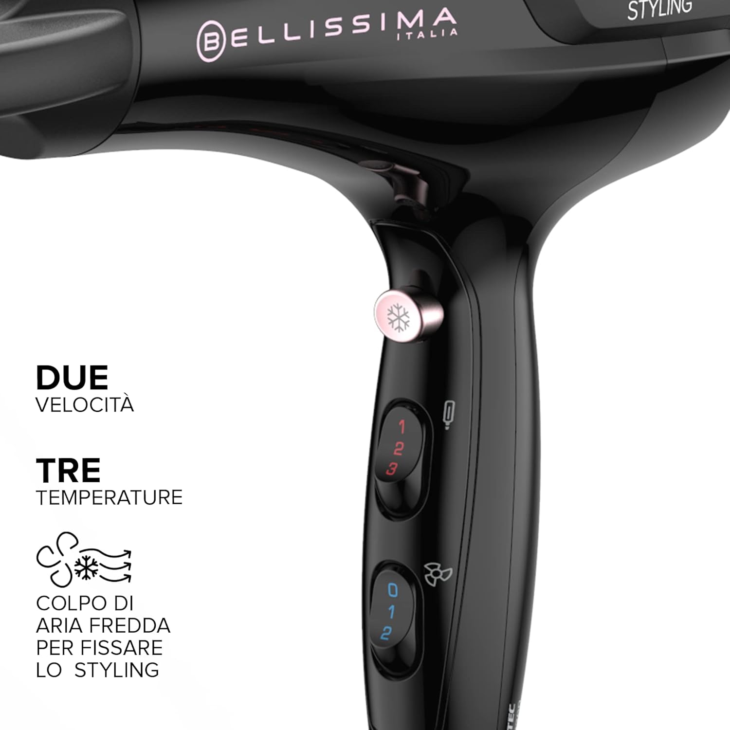 Detalle de Bellissima Imetec S9 2300 asciugacapelli 2200W