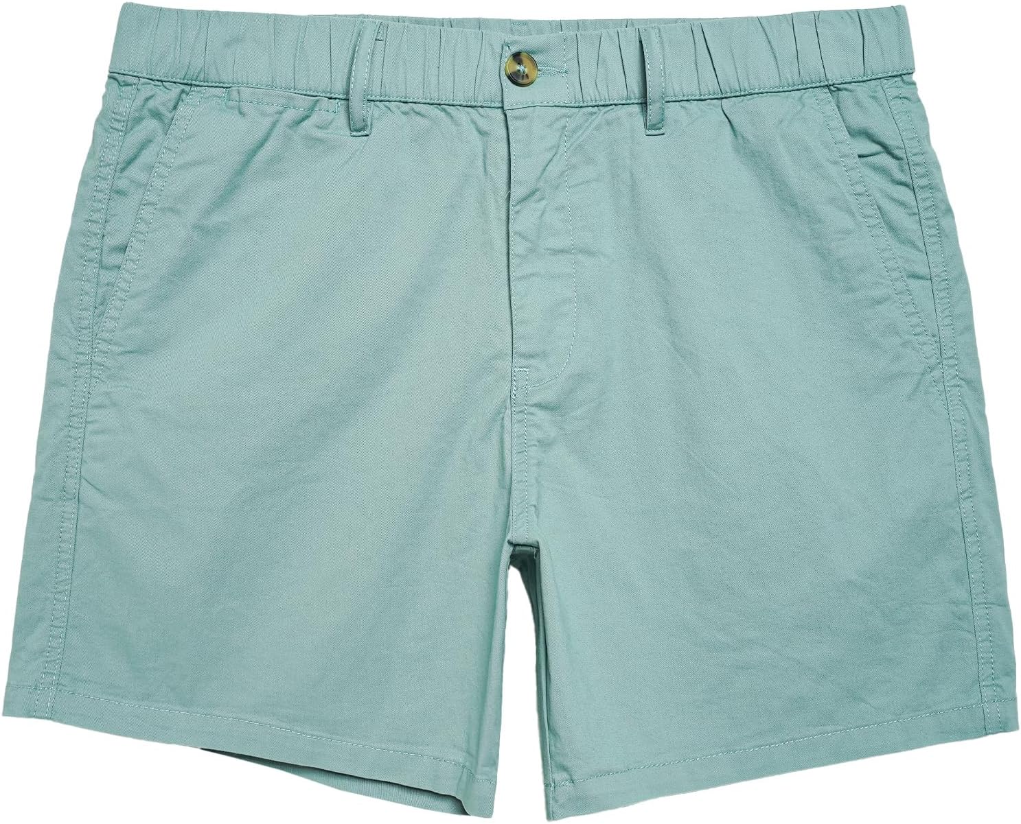 Detalle de maamgic Men's Classic-fit 5.5" Cotton Shorts with Elastic Waistband and Multi-Pocket Design