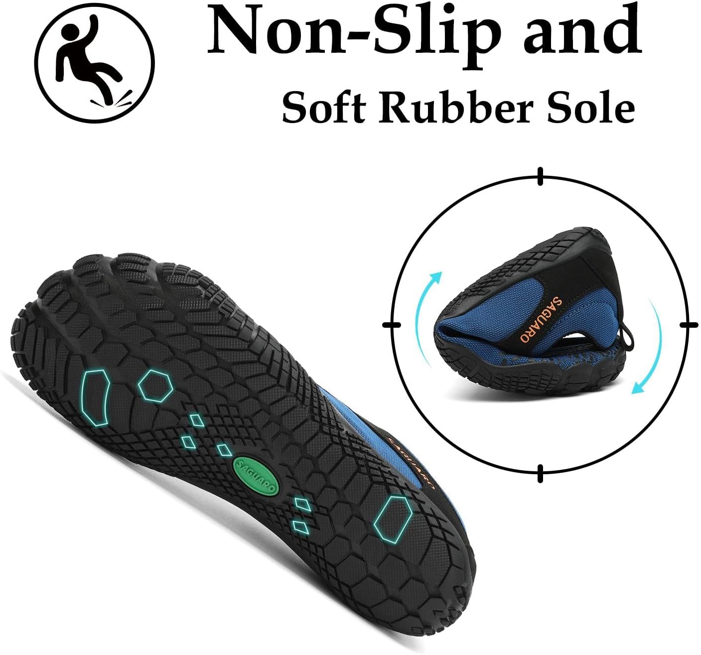 Thumbnail 6 de SAGUARO Unisex Barfußschuhe mit breiter Zehenbox und Zero-Drop Sohle