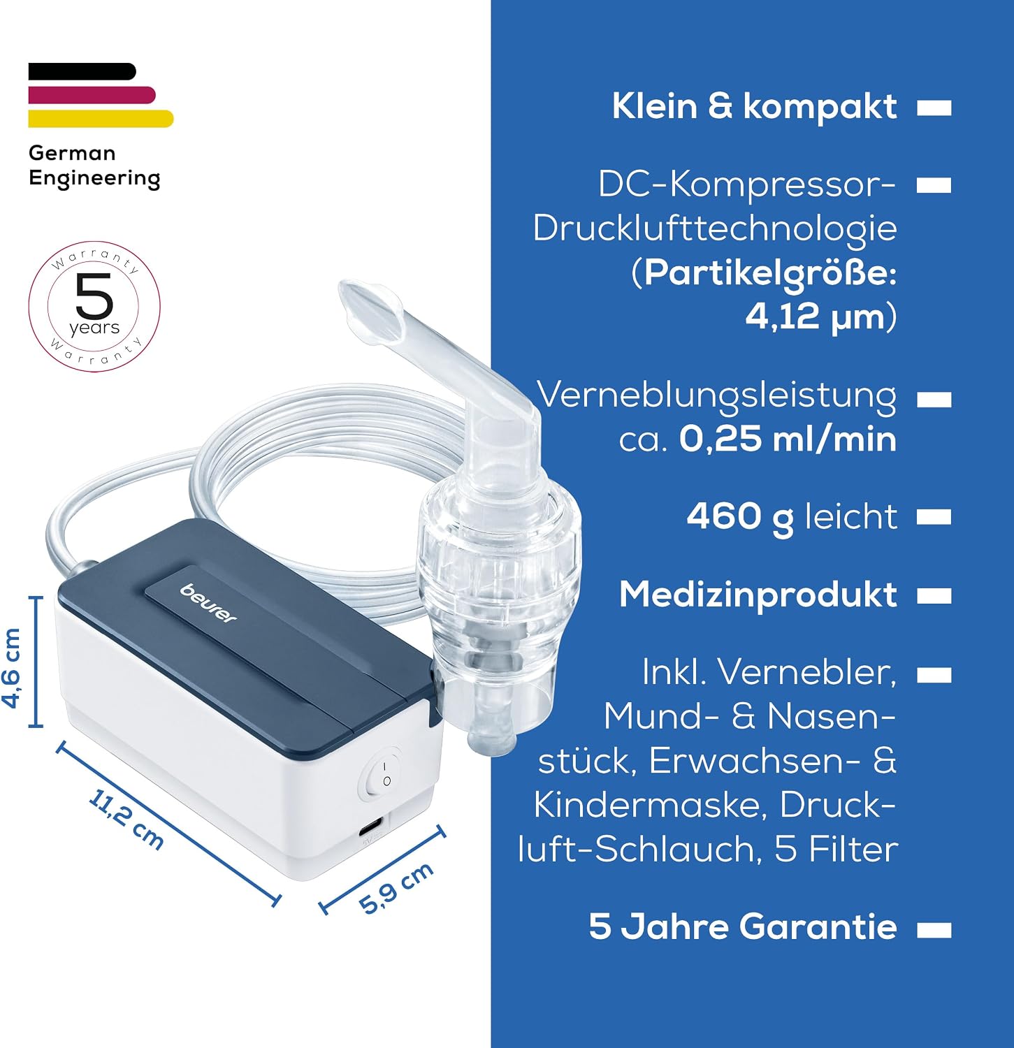 Thumbnail 5 de Beurer IH 15 Inhalator kompakt
