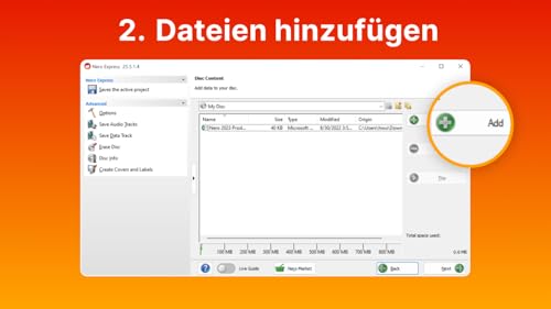 Detalle 2 de Nero Burning ROM 2026 – Original Brennsoftware von Nero für 1 PC (Windows 11/10/8/7)