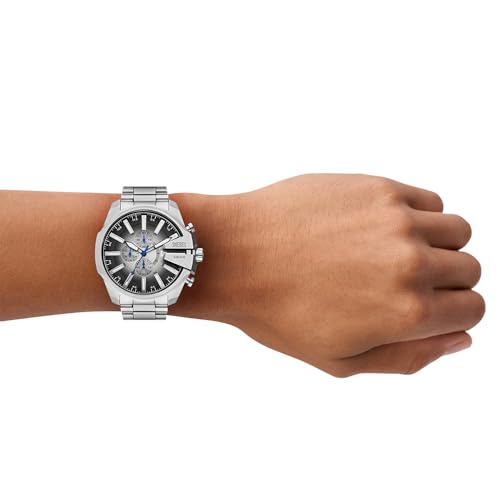 Thumbnail 5 de Diesel Mega Chief Slim : montre chronographe pour homme en acier inoxydable
