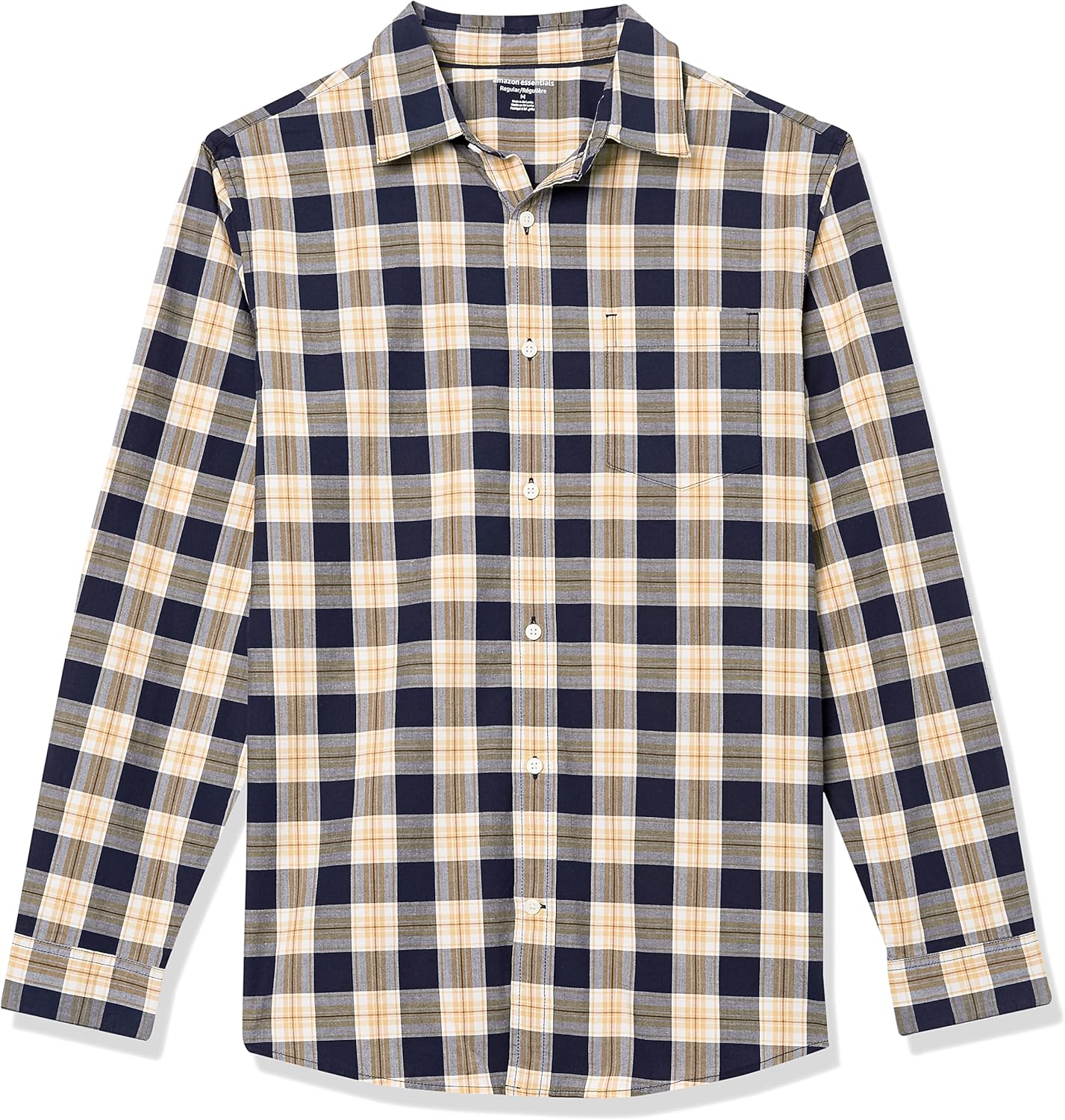 Thumbnail 5 de Amazon Essentials Men’s Long-Sleeved Slim-Fit Stretch Poplin Shirt
