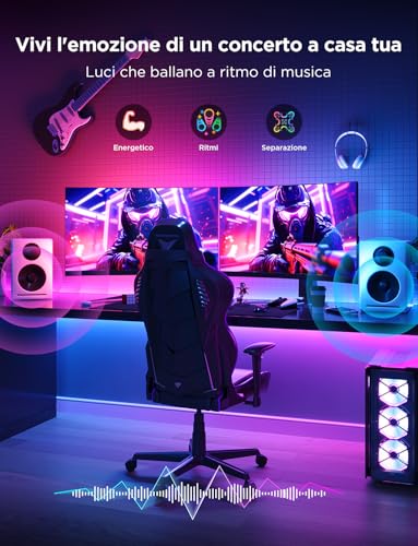 Thumbnail 6 de Govee TV LED Backlight RGBIC 2,4M per TV 40-50 pollici