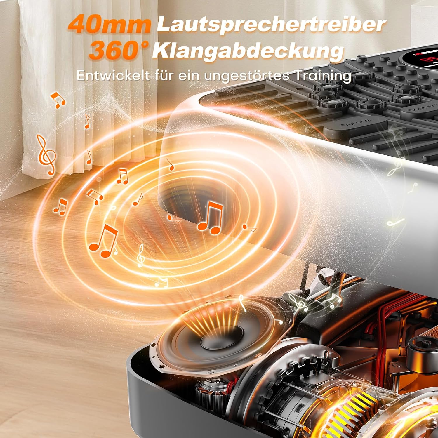 Thumbnail 6 de MOSUNY Vibrationsplatte 2026 – Verbesserte Dual-Motor-Vibration für Ganzkörpertraining zu Hause