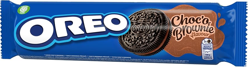Detalle 2 de Oreo Choco Brownie Galletas Rellenas 🍫 - Pack 16 unidades
