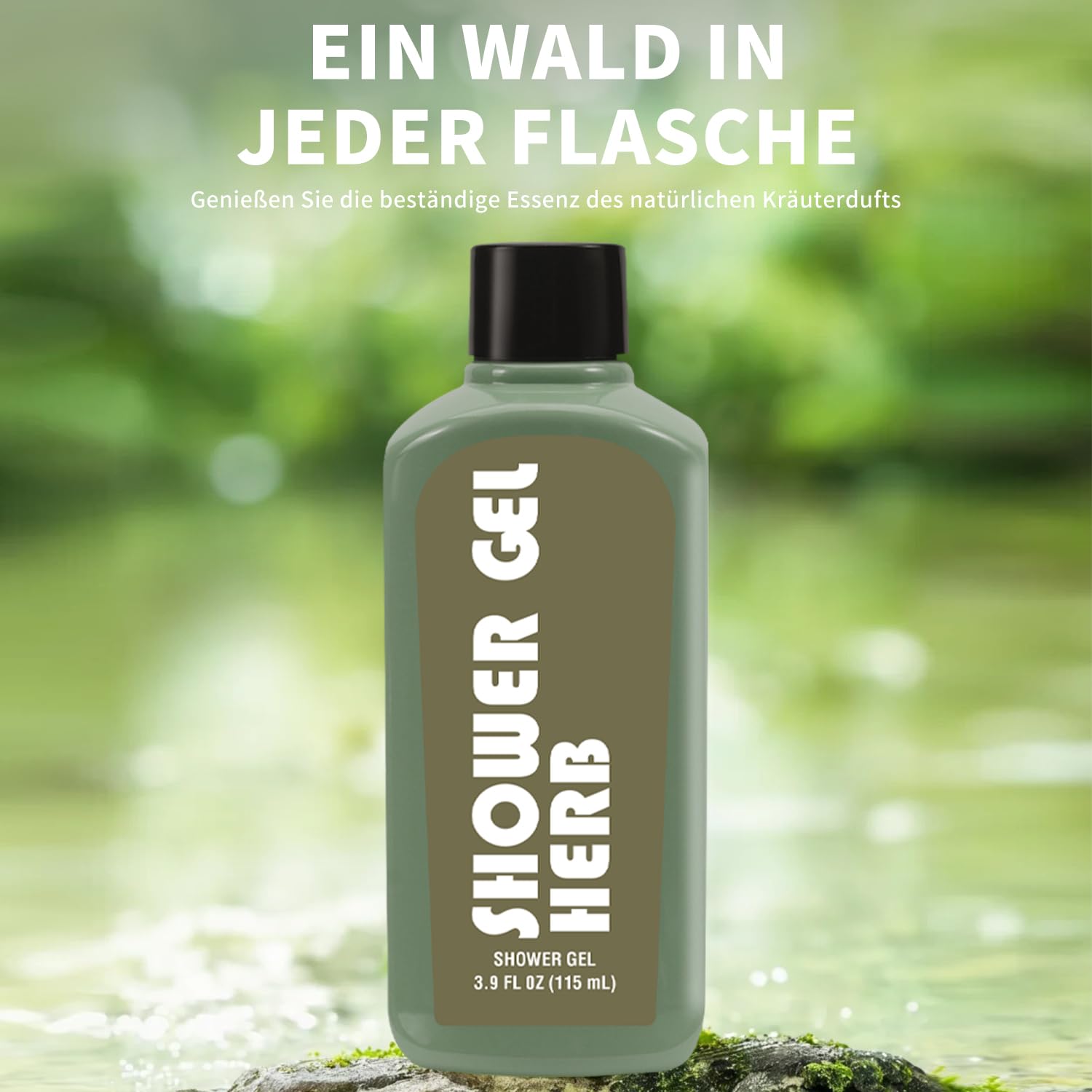 Detalle 2 de BODY & EARTH Gifts Männer Bad Geschenkset (6-teilig) mit frischem Vetiverduft