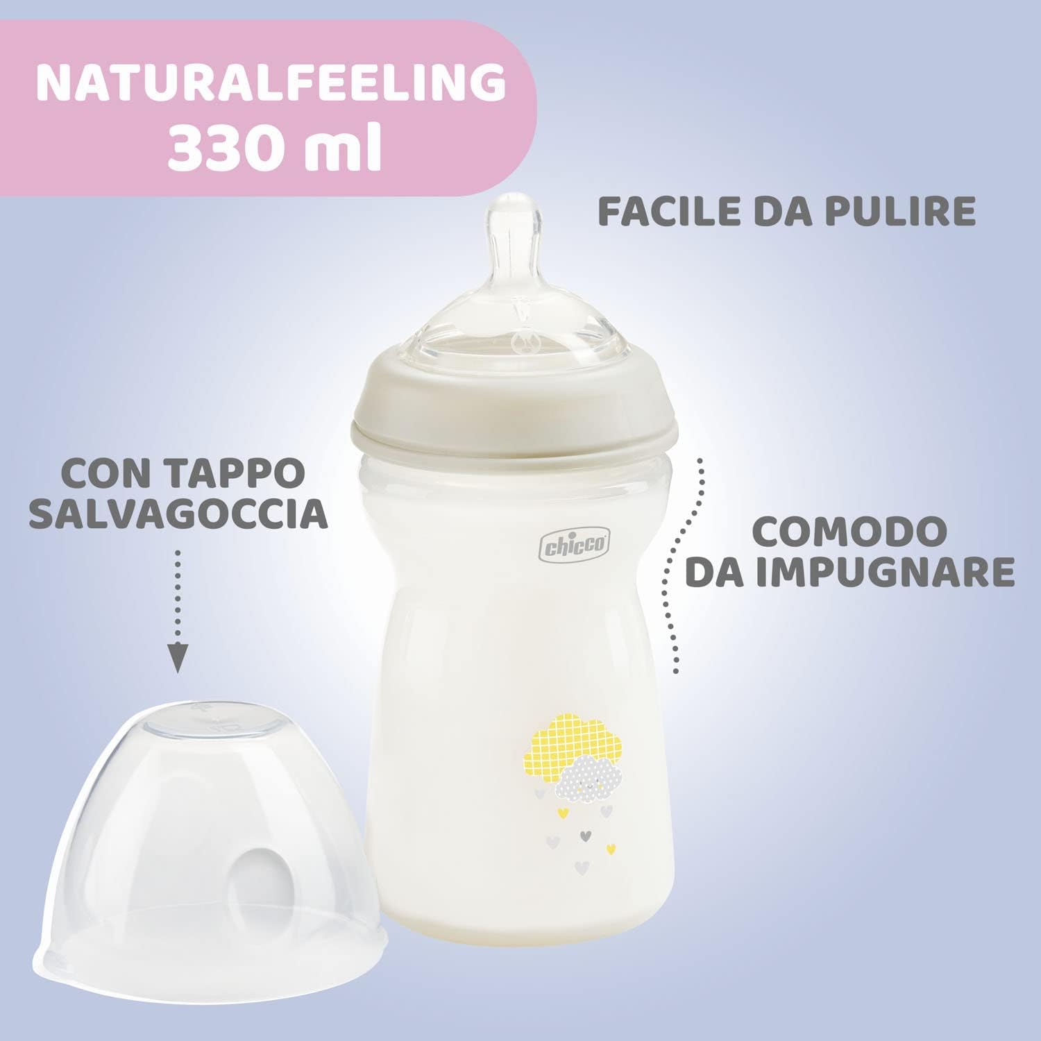 Thumbnail 4 de Chicco Natural Feeling 330 ml biberon anticolica