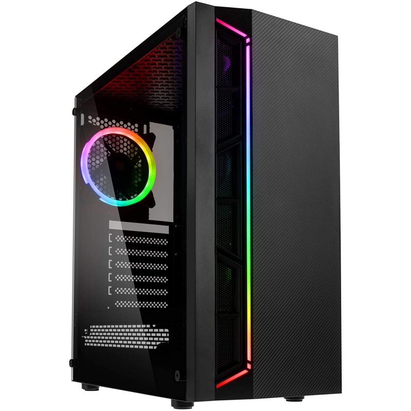 Detalle de Kolink Inspire K7 ARGB Cristal Templado USB 3.0 – Negra