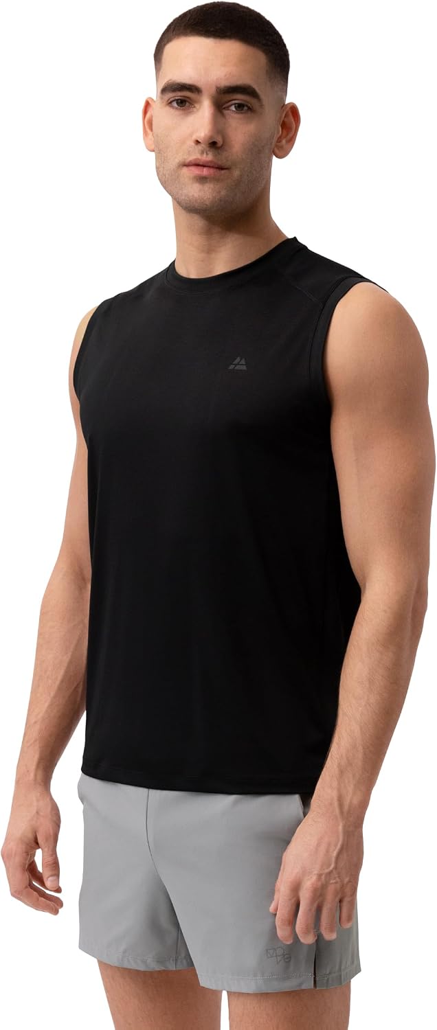 Detalle de DANISH ENDURANCE Camiseta sin mangas hombre 95% poliéster