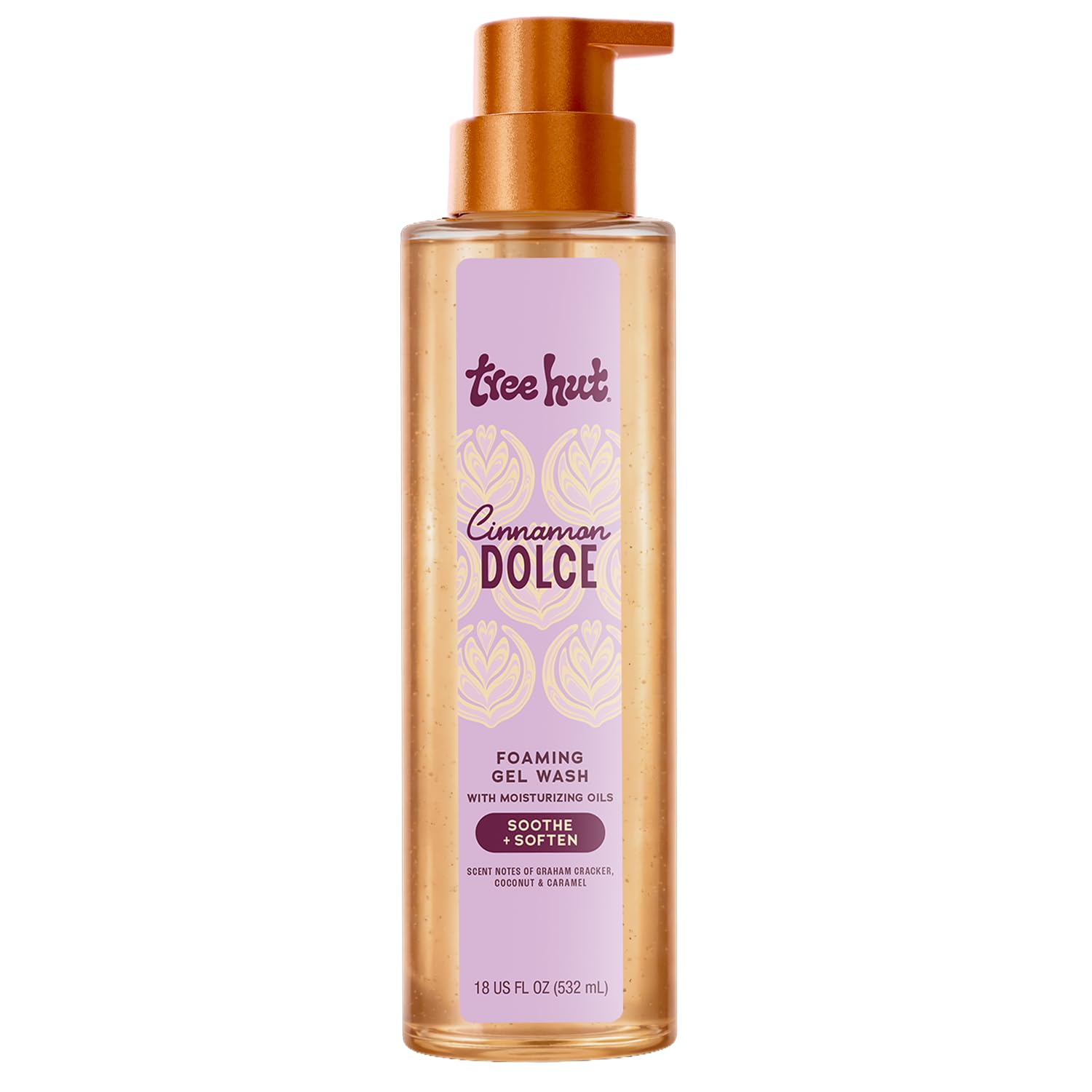 Detalle de Tree Hut Cinnamon Dolce Foaming Gel Body Wash