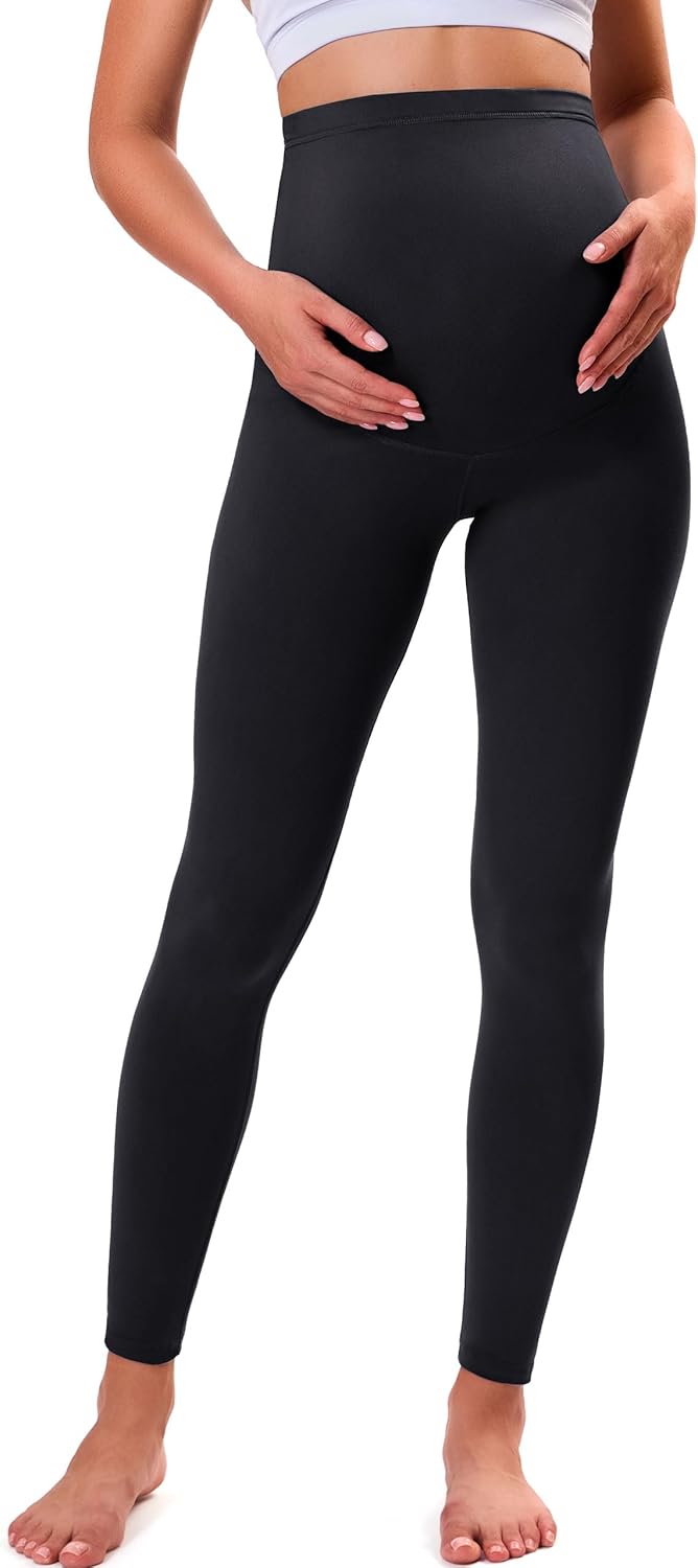 Thumbnail 1 de VALANDY Creamlush maternity leggings over the bump with adjustable high waist support