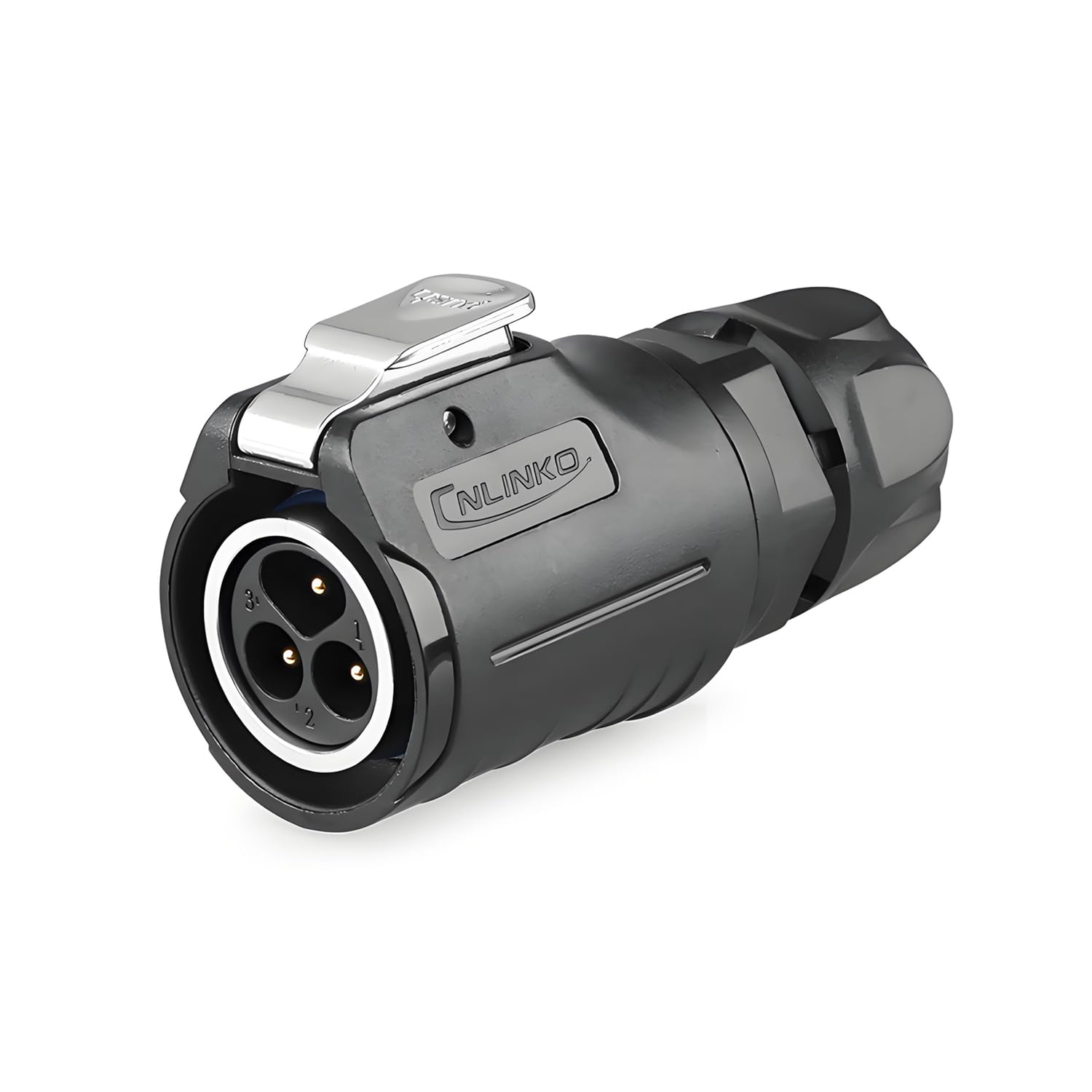 Thumbnail 1 de CNLINKO LP-16 Industrial Waterproof Connector IP68: 3‑pin aviation-style plug and socket