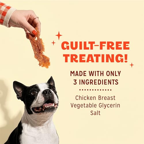 Detalle de Pur Luv Chicken Jerky Dog Treats (16 oz) — Real Chicken Breast, High Protein & Long-Lasting Chew