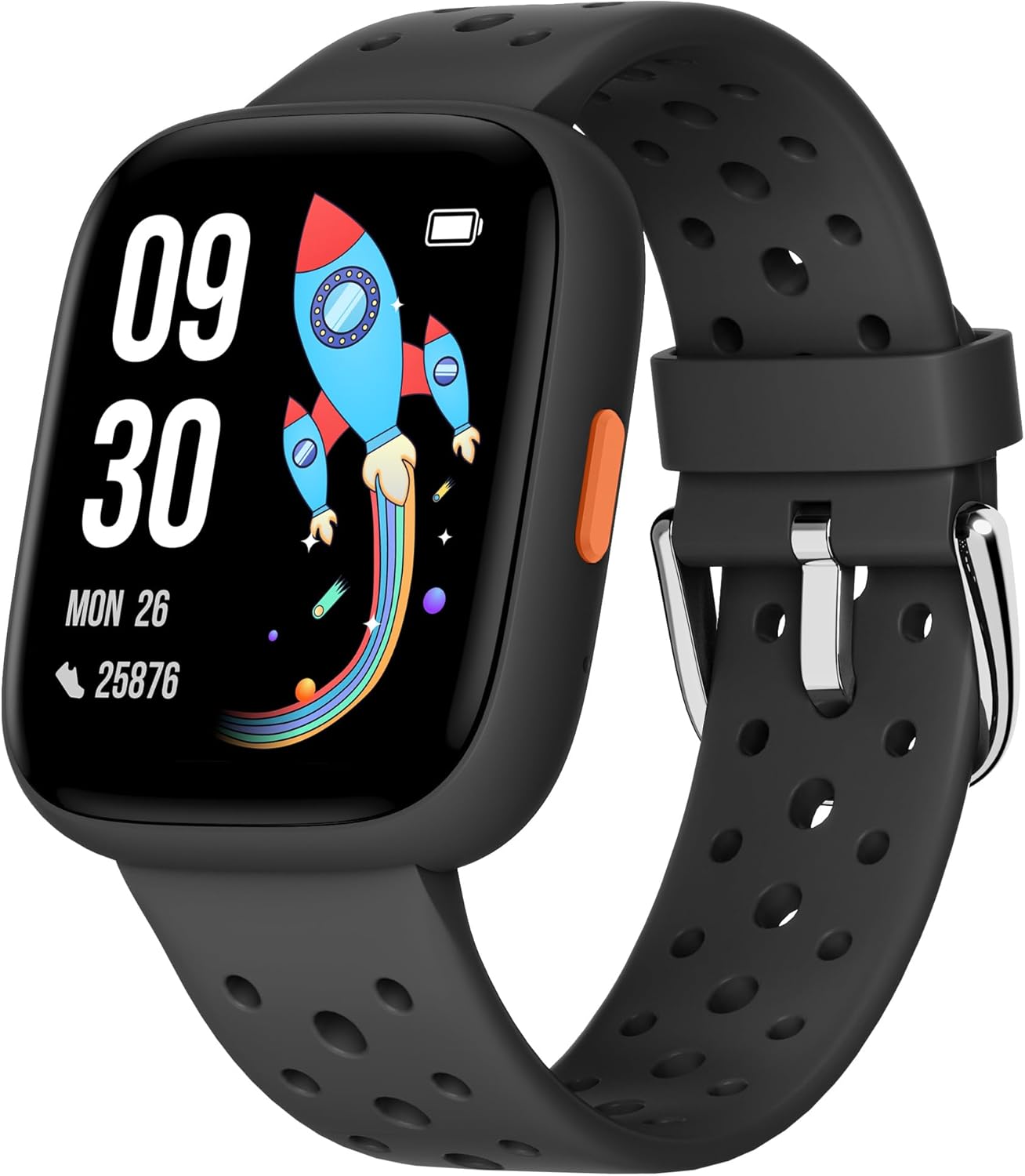 Detalle de BIGGERFIVE Smartwatch Kinder BRAVE 2 (1,8" Fitnessuhr) mit 24/7 Puls, Schlafmonitor & IP68