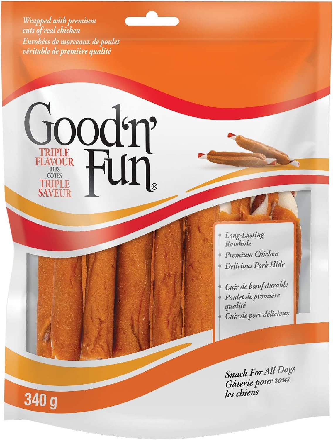 Detalle de Good'N'Fun Dog Chews, 340 g