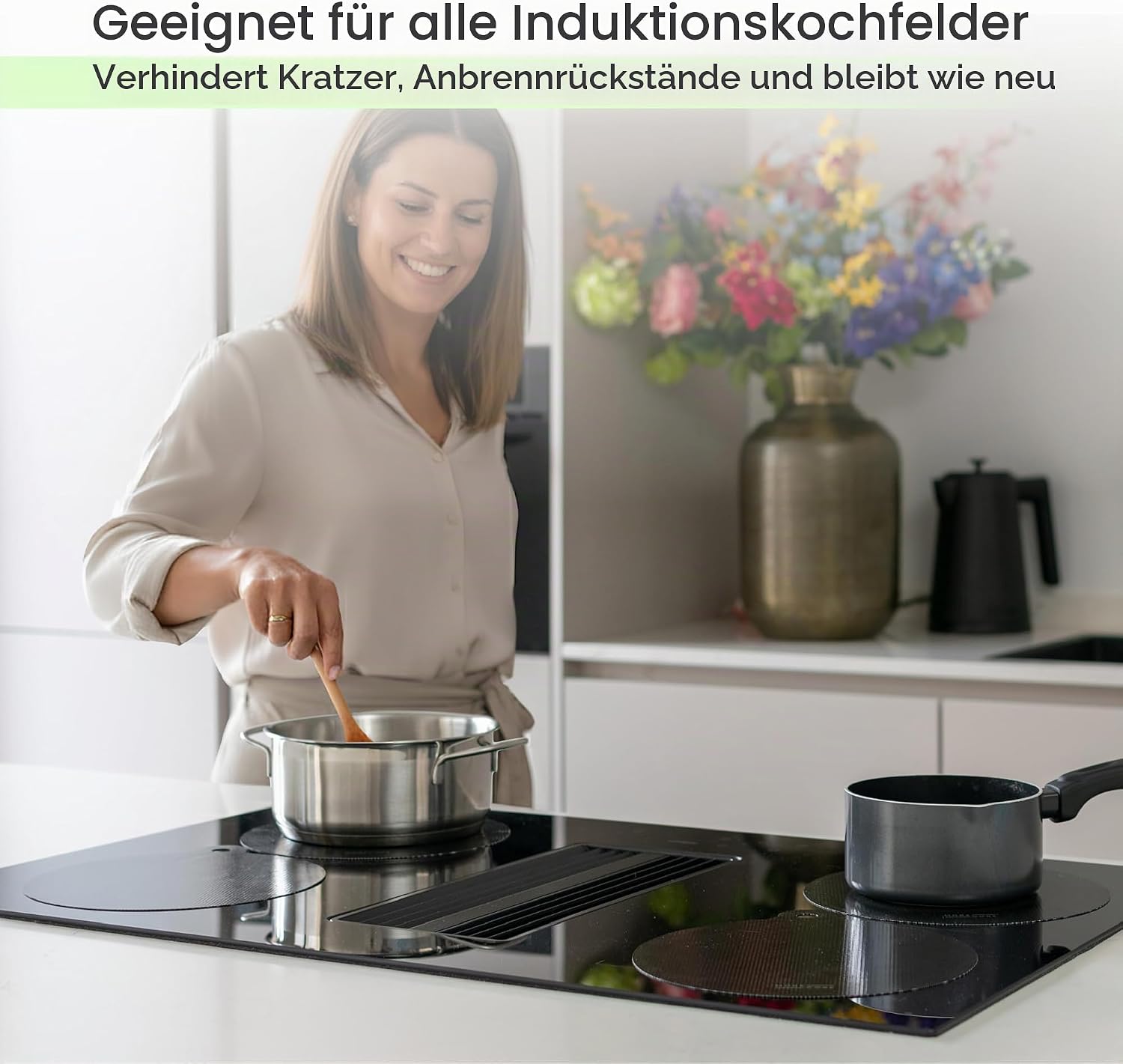 Detalle 2 de MoreCore Induktionsschutzmatte 5er-Set
