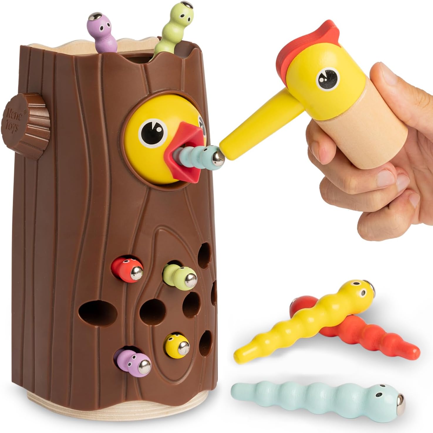 Detalle de Nene Toys Kleiner Specht Magnetspielzeug 2 Jahre