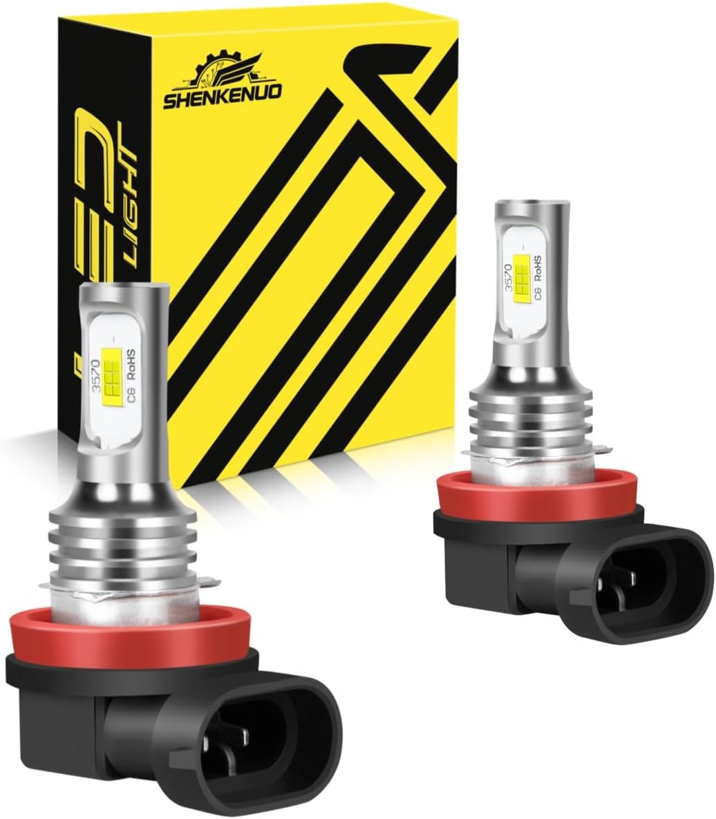Detalle de SHENKENUO H11 LED headlight bulbs 80W