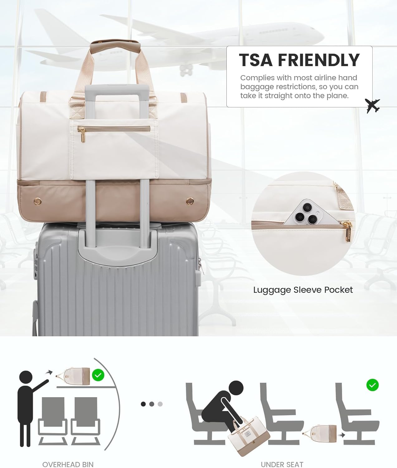 Thumbnail 6 de LOVEVOOK Reisetasche 37L 🧳