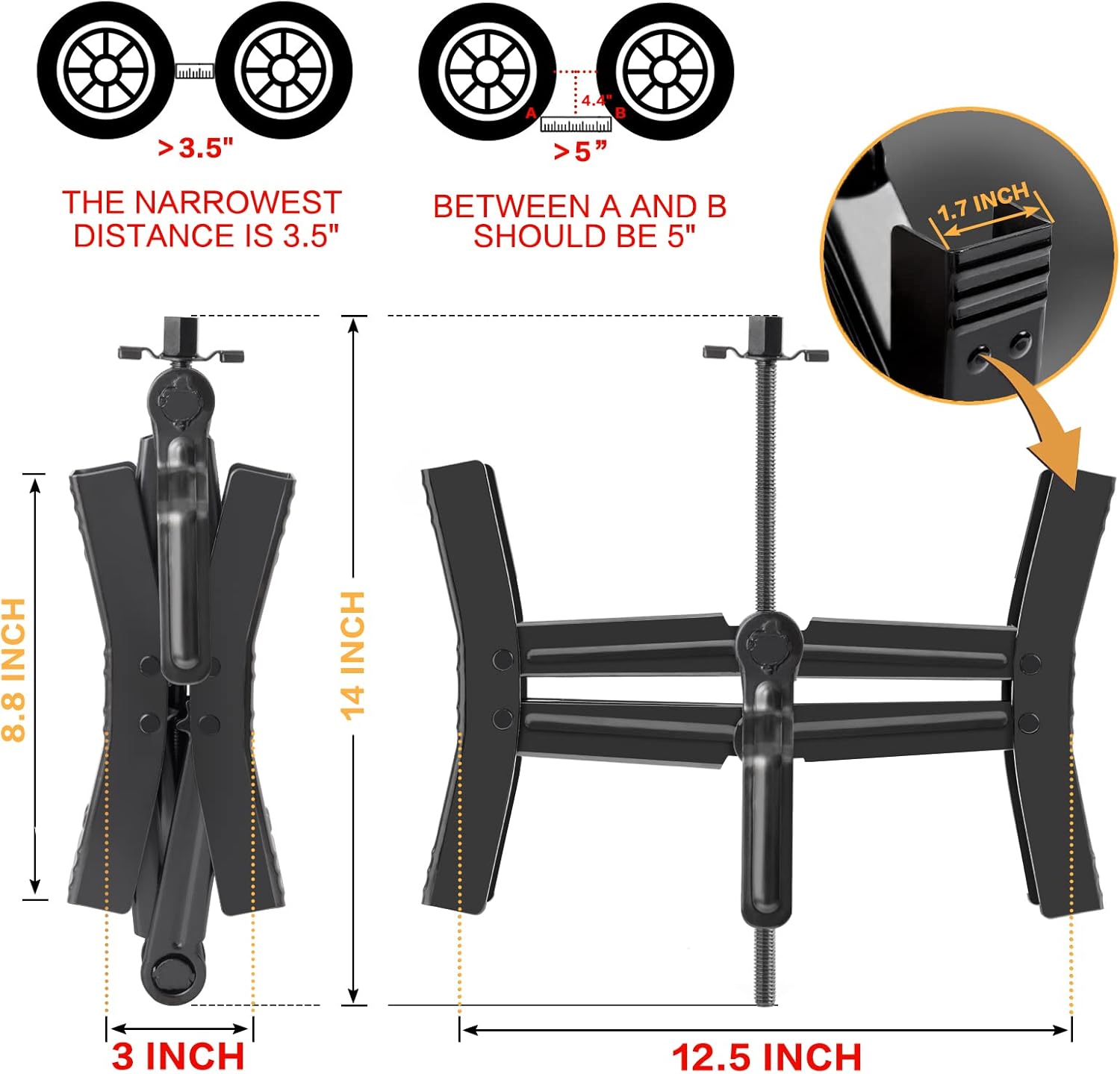 Thumbnail 2 de Proud Panda Camper Wheel Chock Stabilizer