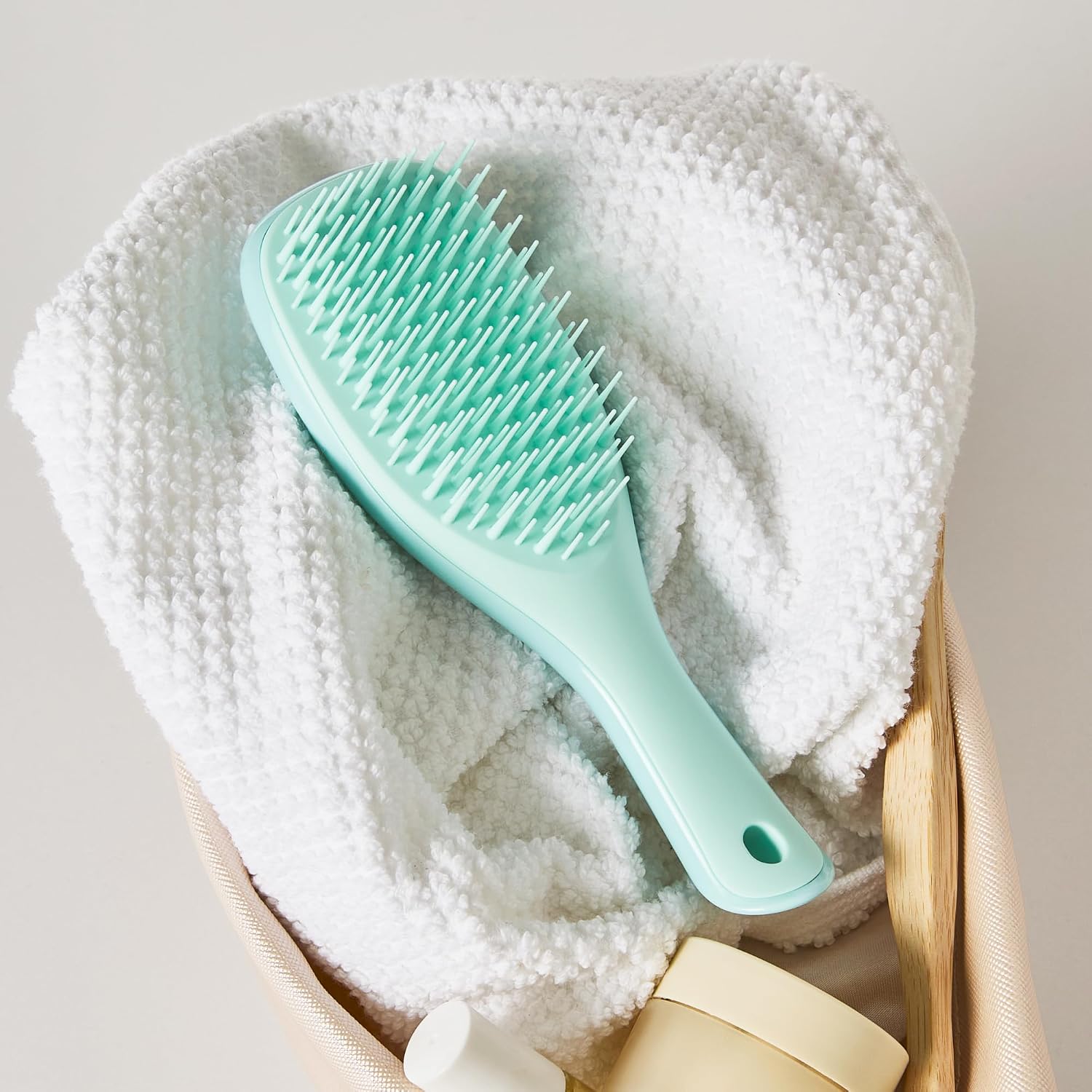 Detalle de Tangle Teezer Ultimate Detangler Klein – Feines, empfindliches Haar, Türkis