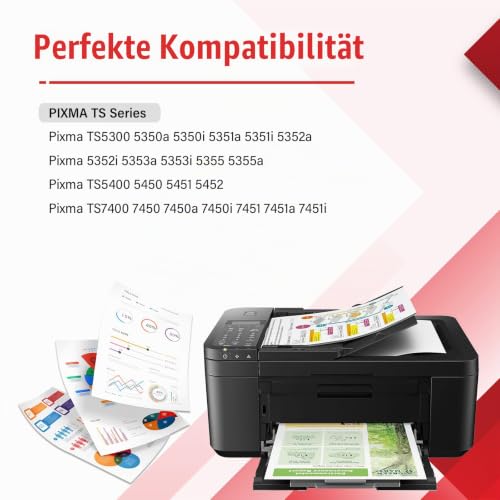 Detalle de INFITONER PG-560XL CL-561XL Multipack Patronen – kompatibel für Canon Pixma TS7450/TS5350-Serie
