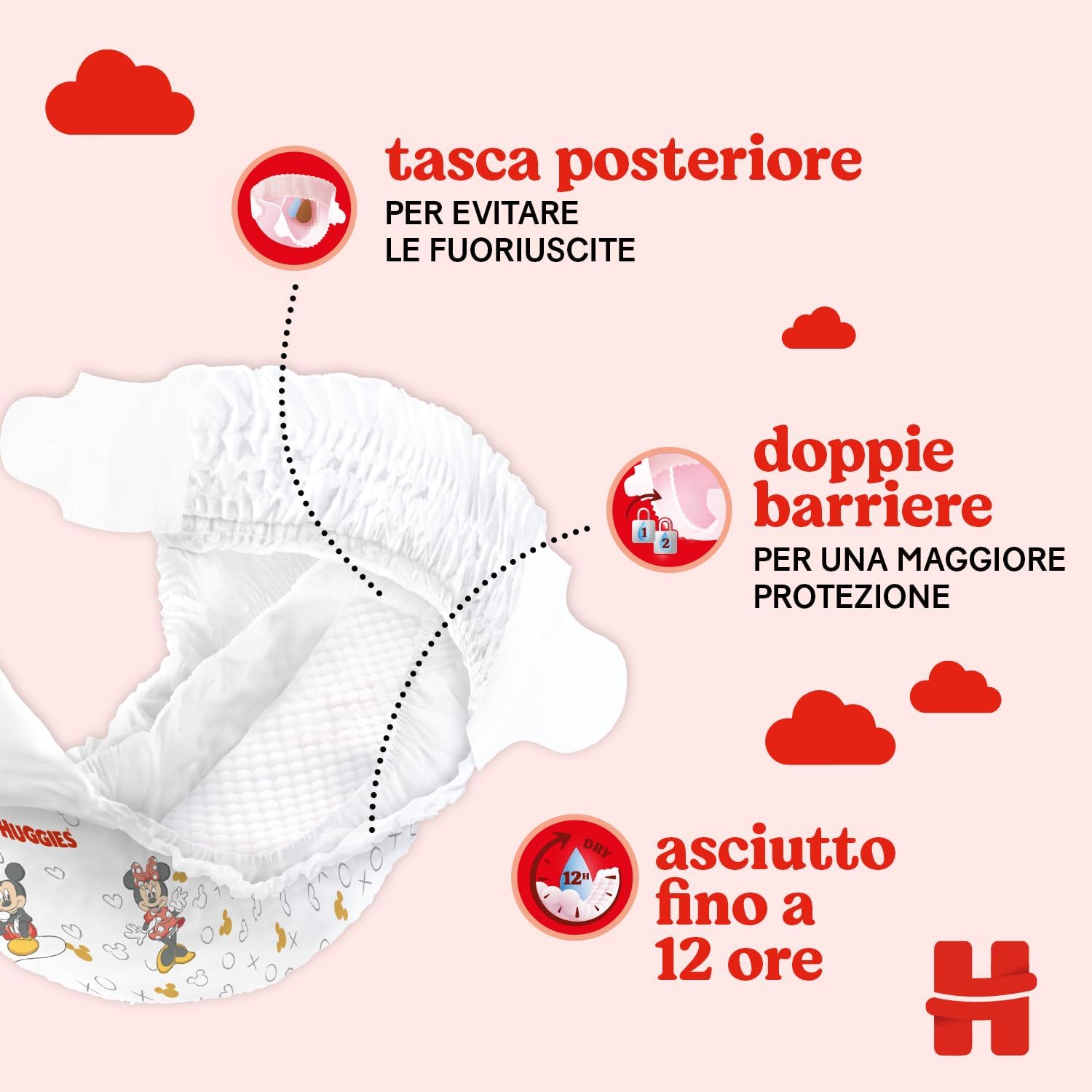 Thumbnail 5 de HUGGIES Little Movers Taglia 5 126 pannolini đź§·