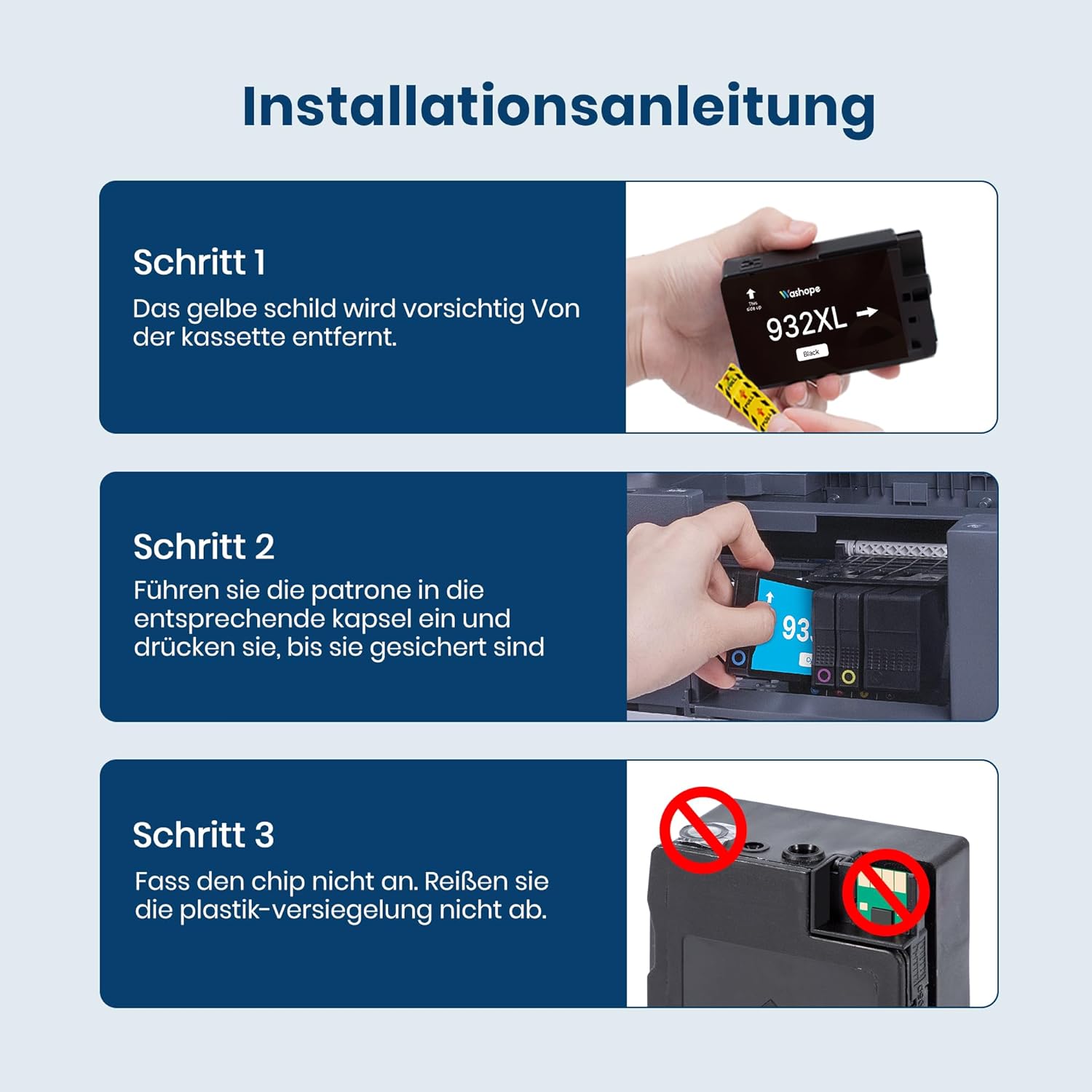 Thumbnail 3 de 932XL 933XL Druckerpatronen 1000 Seiten 🖨️