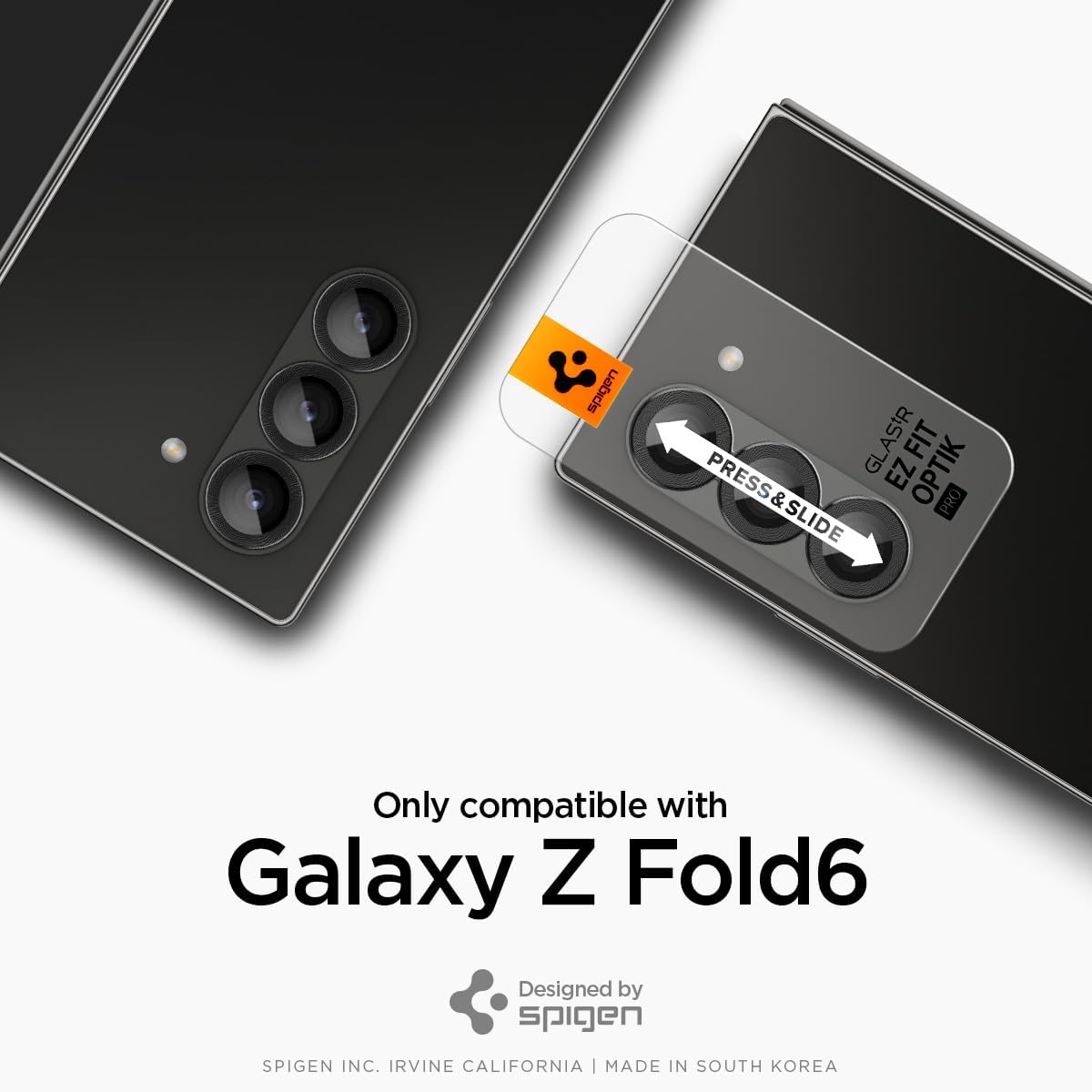 Detalle 1 de Spigen Glas.tR EZ Fit Pro - Protector Cámara Samsung