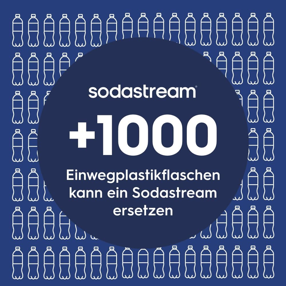 Detalle de SodaStream fizz&go COOL Edelstahlflasche 0,9 L – Blueberry, kompatibel mit DUO, E-DUO, TERRA, ART, ENSO
