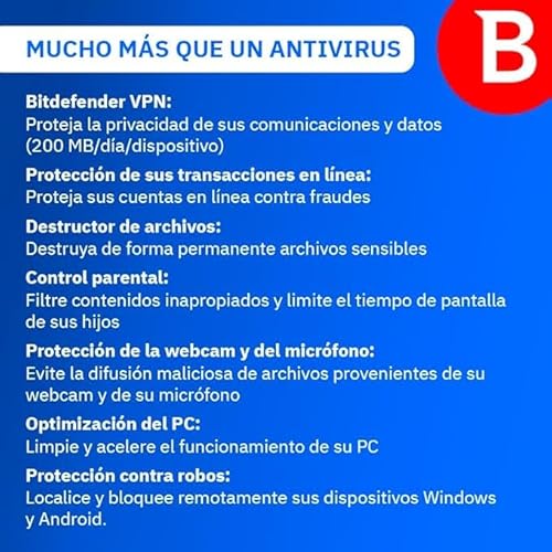 Thumbnail 2 de Bitdefender Total Security 5 dispositivos