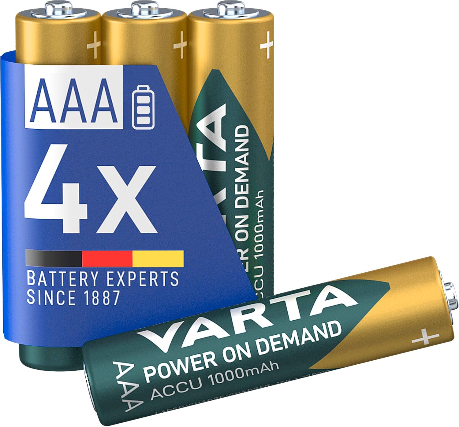 Detalle de VARTA Recharge Accu Power on Demand AAA 800 mAh – 4er-Pack