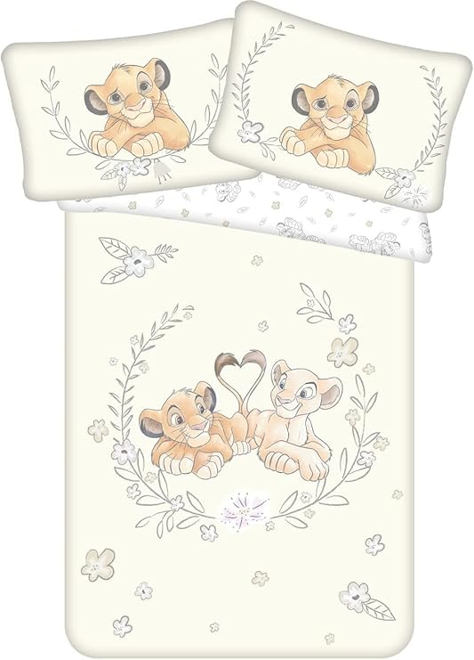 Detalle de Juego de cama infantil Rey León 2 piezas 100% algodón 🦁