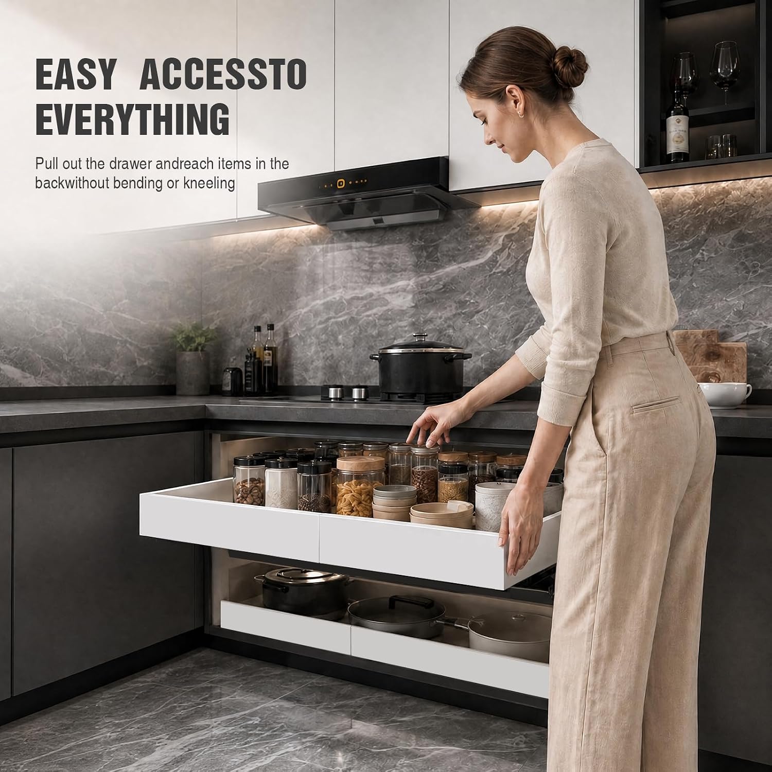 Thumbnail 1 de Seinloes Expandable Pull Out Cabinet Organizer