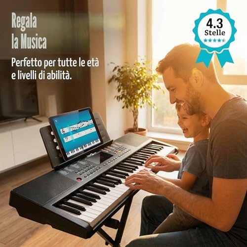 Thumbnail 6 de RockJam RJ361 – Tastiera Pianoforte 61 Tasti Compatta per Principianti
