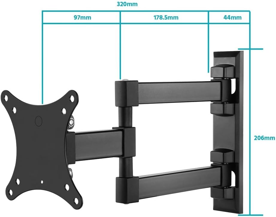 Detalle 2 de Monoprice Commercial Full Motion TV Mount 13"